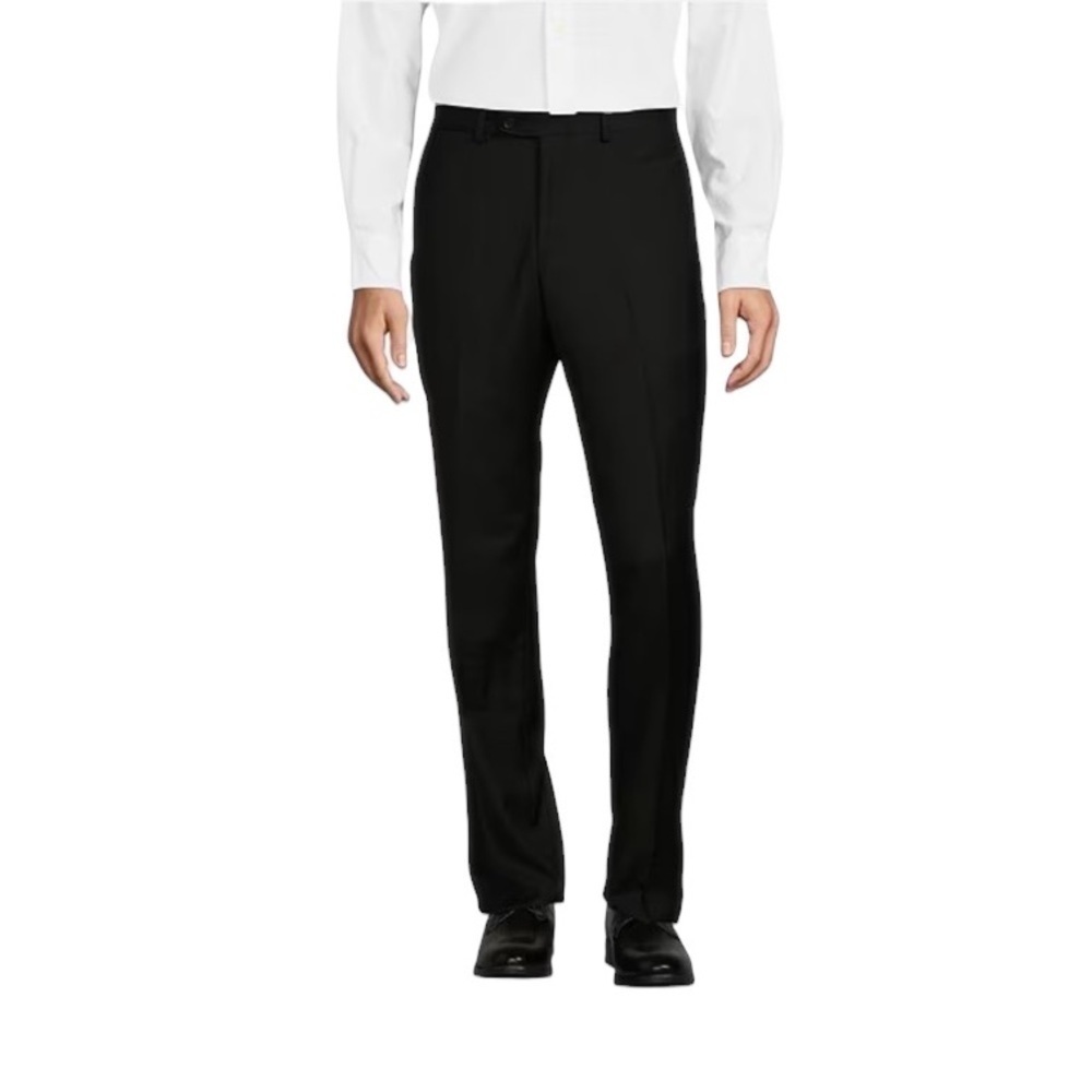 Ted Baker No Ordinary Joe Modern Fit Flat Front Solid Dress Pants 35R